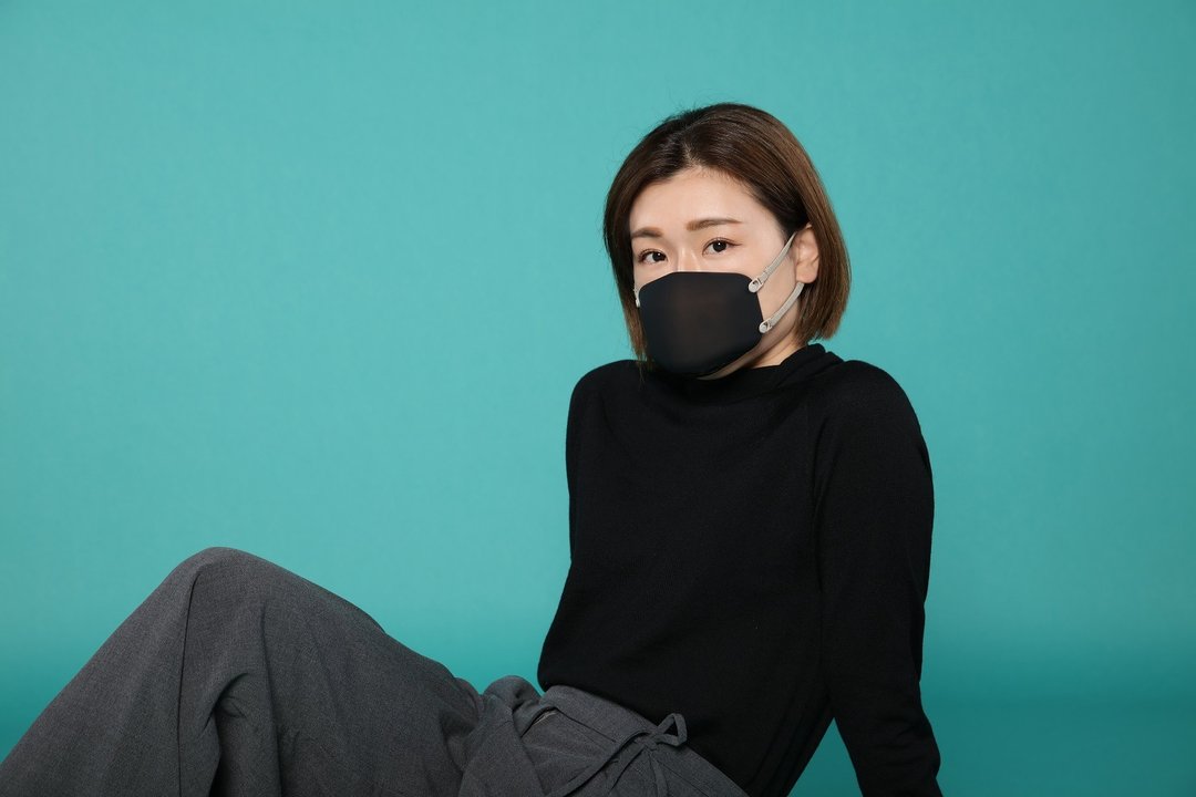 可重用抗菌口罩 - 口罩 - 塑料 黑色