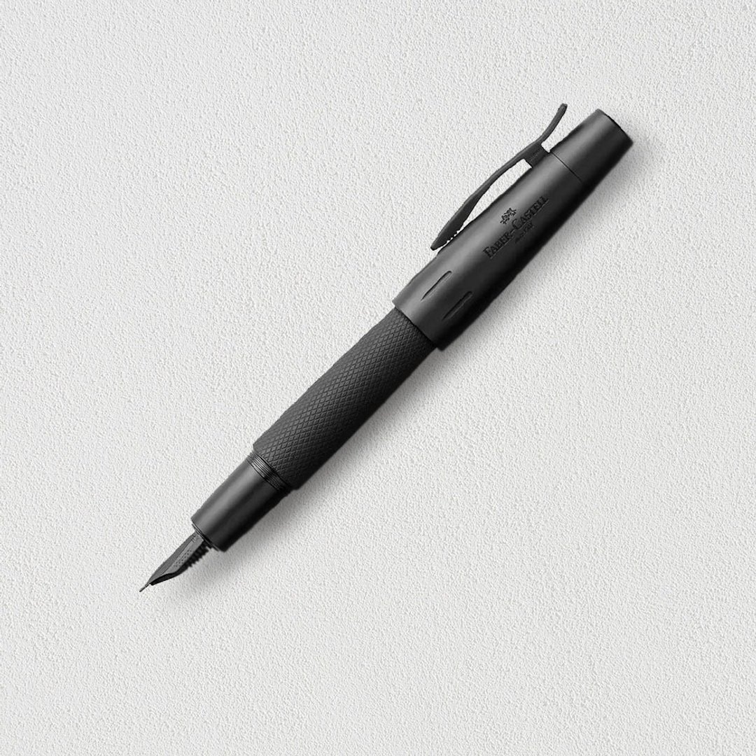 【Faber-Castell】E-MOTION黑金刚钢珠笔 免费刻字 - 钢珠笔 - 其他金属 黑色