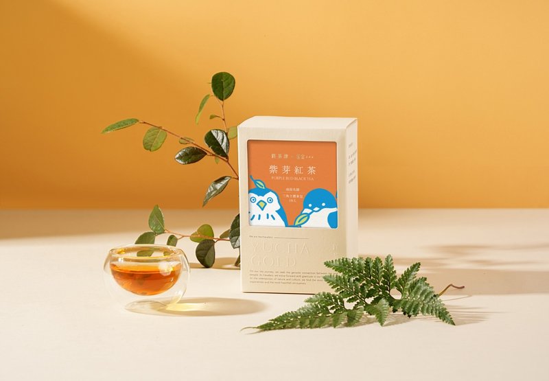 【钰茶津 x 雀定联名】紫芽红茶 雀定舒心 - 茶 - 新鲜食材 灰色