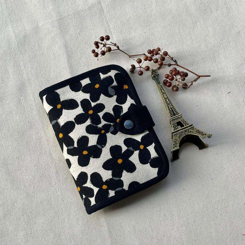 护照包丨手机钱包丨护照夹丨旅游用品/附斜背带- 黑色系护照夹 - 侧背包/斜挎包 - 棉．麻 黑色