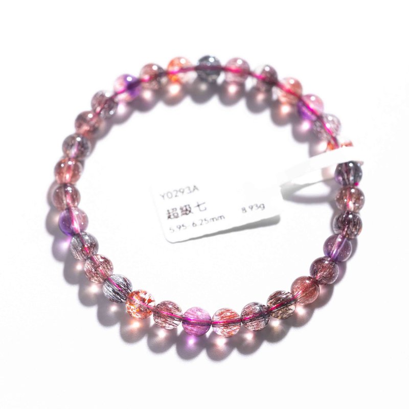 超级七手链 | 顶级水晶一物一图 | 天然水晶手链 - 手链/手环 - 半宝石 多色