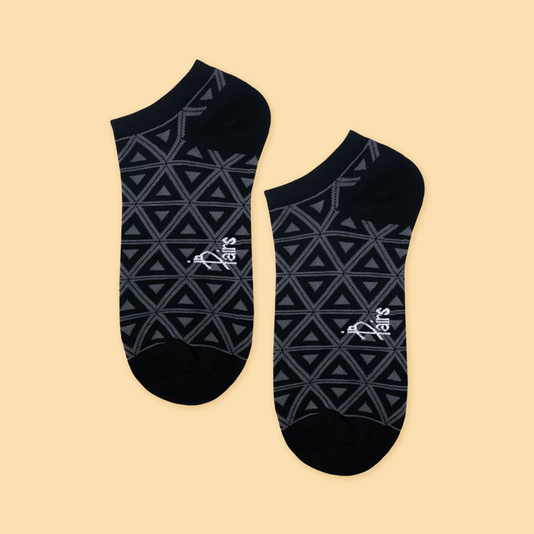 in Pairs | 焦点船型袜-黑 - 袜子 - 棉 黑色