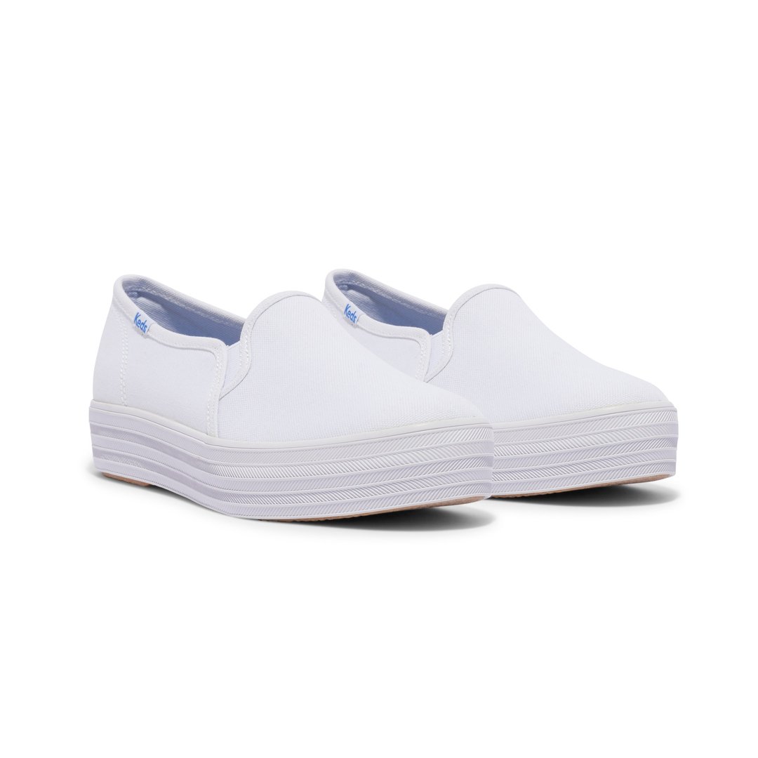 KEDS TRIPLE DECKER 时尚厚底帆布休闲便鞋9231W133503 - 女款休闲鞋 - 其他材质 