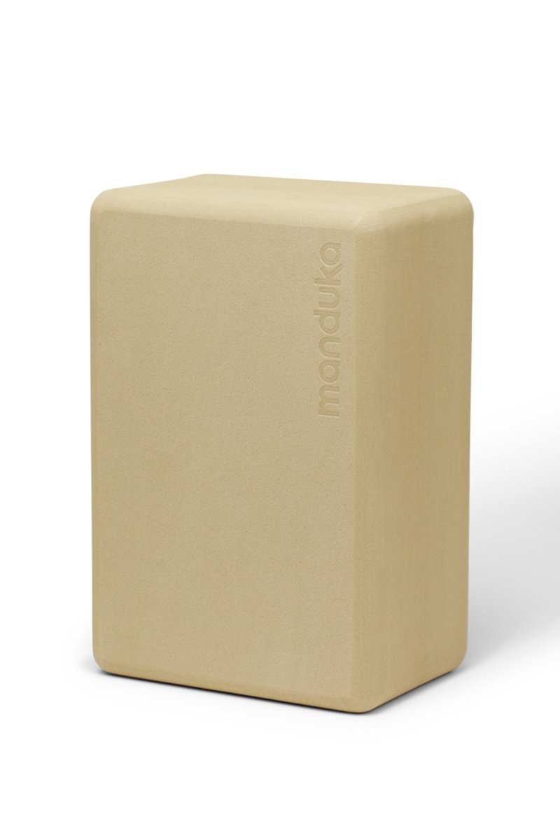 Manduka欧洲原厂直送 4x6x9 环保瑜珈砖-卡其绿 - 运动/健身用品 - 塑料 绿色