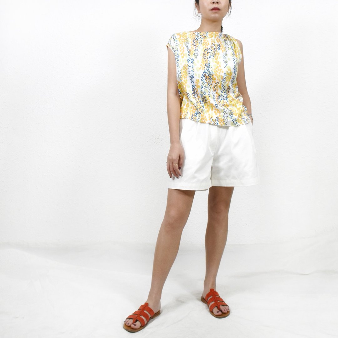 Carreman Top- Abstract Animal 印花不对称上衣 - 女装上衣 - 其他材质 多色
