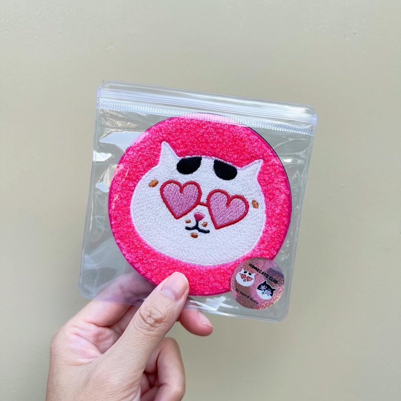 Homecats Club - Disco Party 杯垫组 - 杯垫 - 绣线 多色