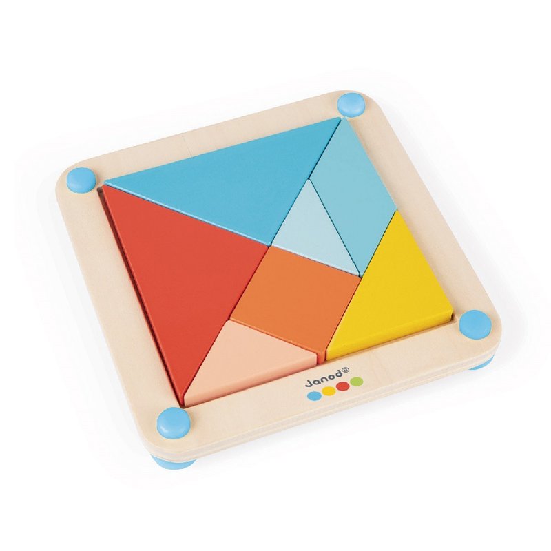 【法国Janod】小小STEAM系列-七巧板 - 玩具/玩偶 - 木头 