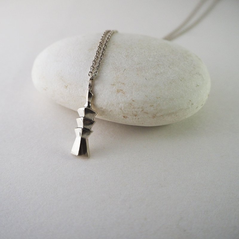 101 necklace_101项链 925银 限量 设计师 手作 定制 台湾地标 - 项链 - 银 银色