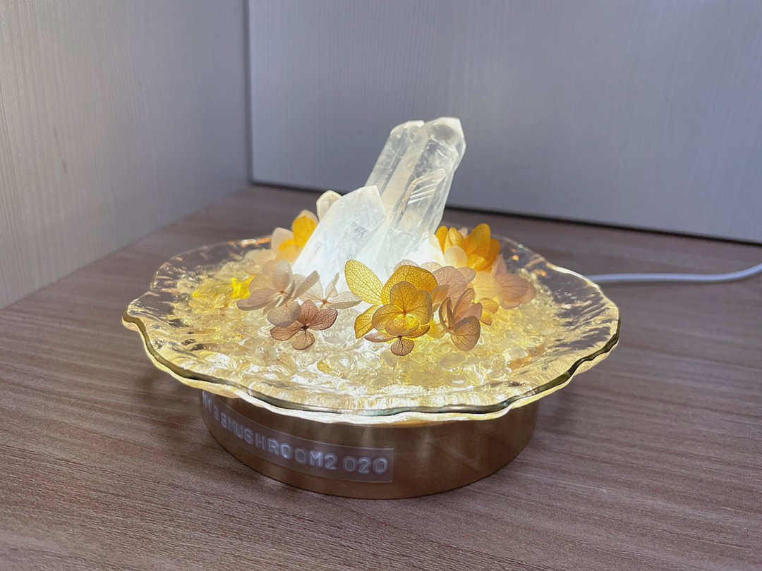 现货 | 华丽金边小明灯 | 水晶 | 居家灯饰 - 摆饰 - 水晶 黄色