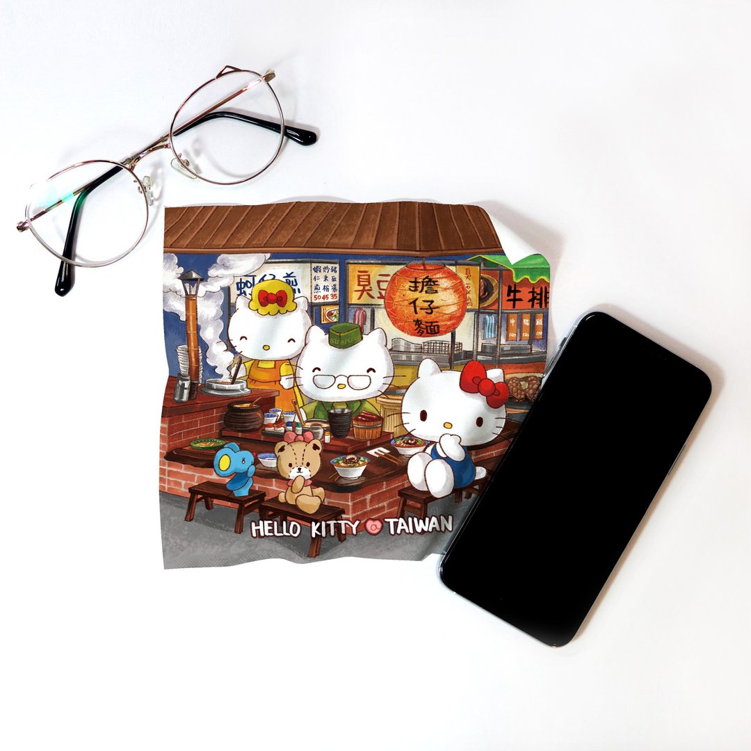 Hello Kitty 万用布 台湾面店 台湾限定=布漾独家=三丽鸥授权 - 眼镜盒/眼镜布 - 其他材质 多色