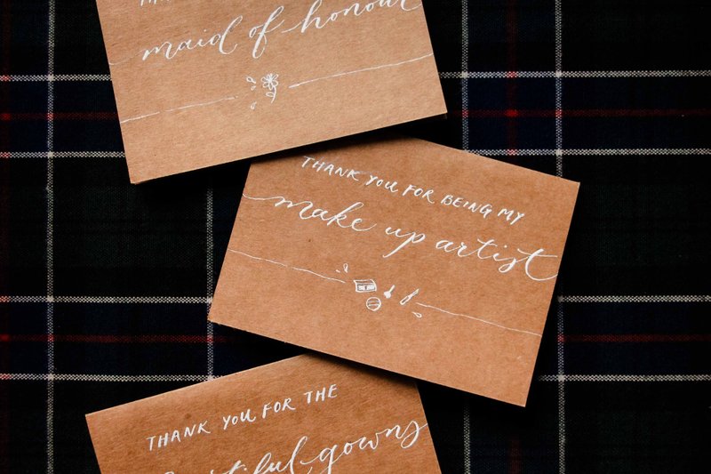 总有个你想感谢的人  |  牛皮纸质感感谢卡 Thank You Card - 卡片/明信片 - 纸 咖啡色