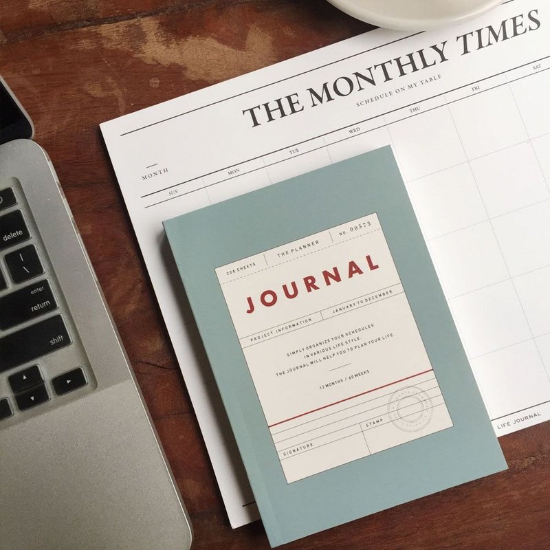 Seeso-复古手帐周志V3-文青蓝,SSO33385X - 笔记本/手帐 - 纸 蓝色