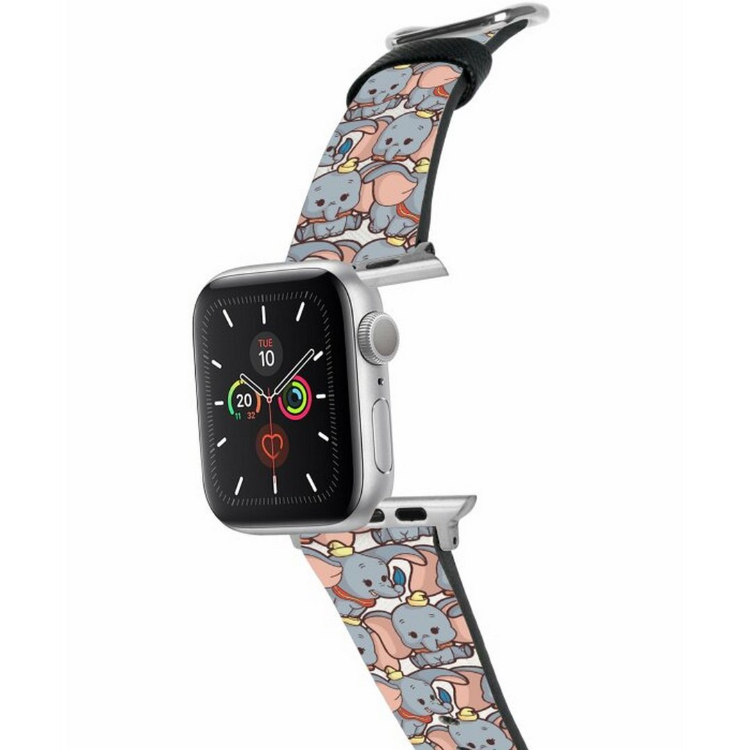 迪士尼小飞象十字压纹牛皮Apple Watch真皮皮革表带 5440 - 表带 - 真皮 