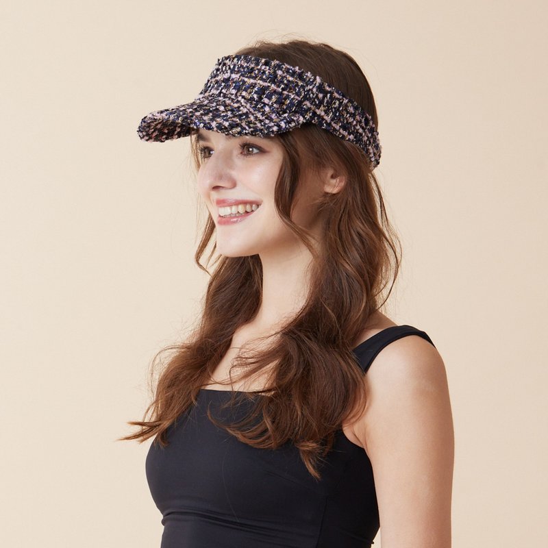 CHARLIE 遮阳帽 - 粉&海军蓝 - 帽子 - 其他材质 粉红色