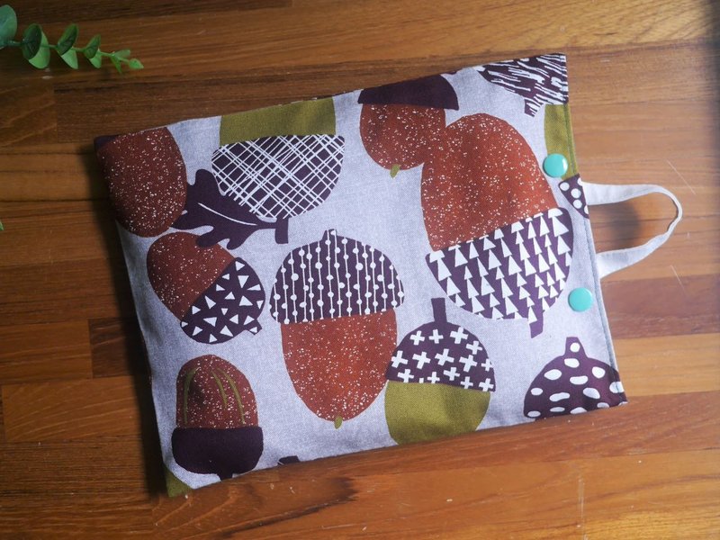 限量订制=环保红豆暖暖包/红豆热敷垫=日本布料=橡实=浅灰(共5色) - 其他 - 棉．麻 灰色