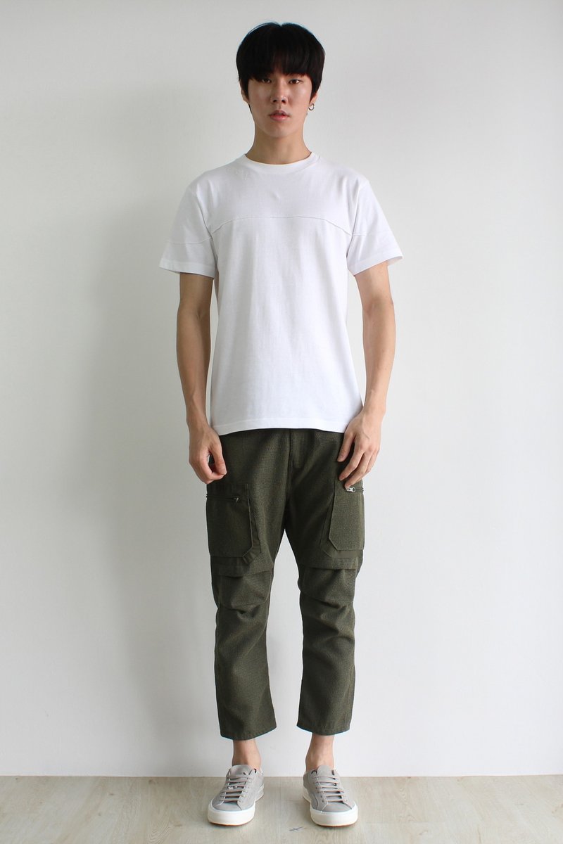 GRAYE T桖 - 男装上衣/T 恤 - 棉．麻 白色