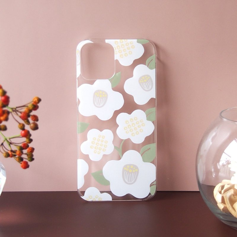 【透明手机壳】日式现代椿花 - 手机壳/手机套 - 塑料 透明