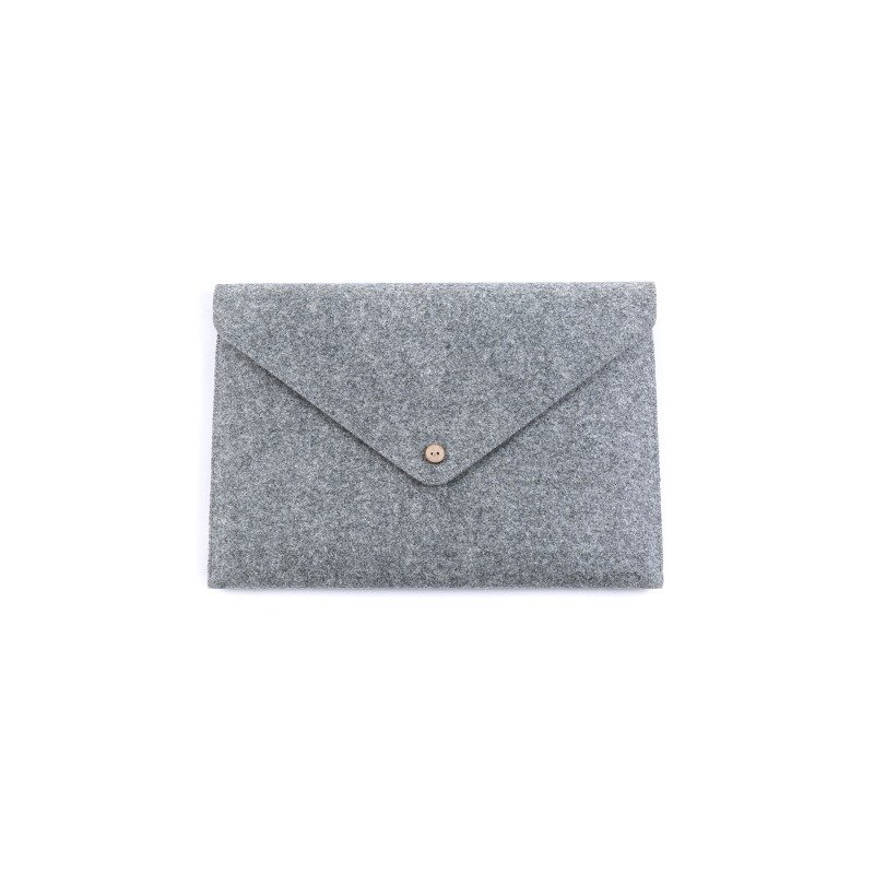 索然全新iPad Pro11 12.9英寸毛氈電腦內膽包保護套文件袋裝鍵盤 - 平板/电脑保护壳 - 羊毛 灰色