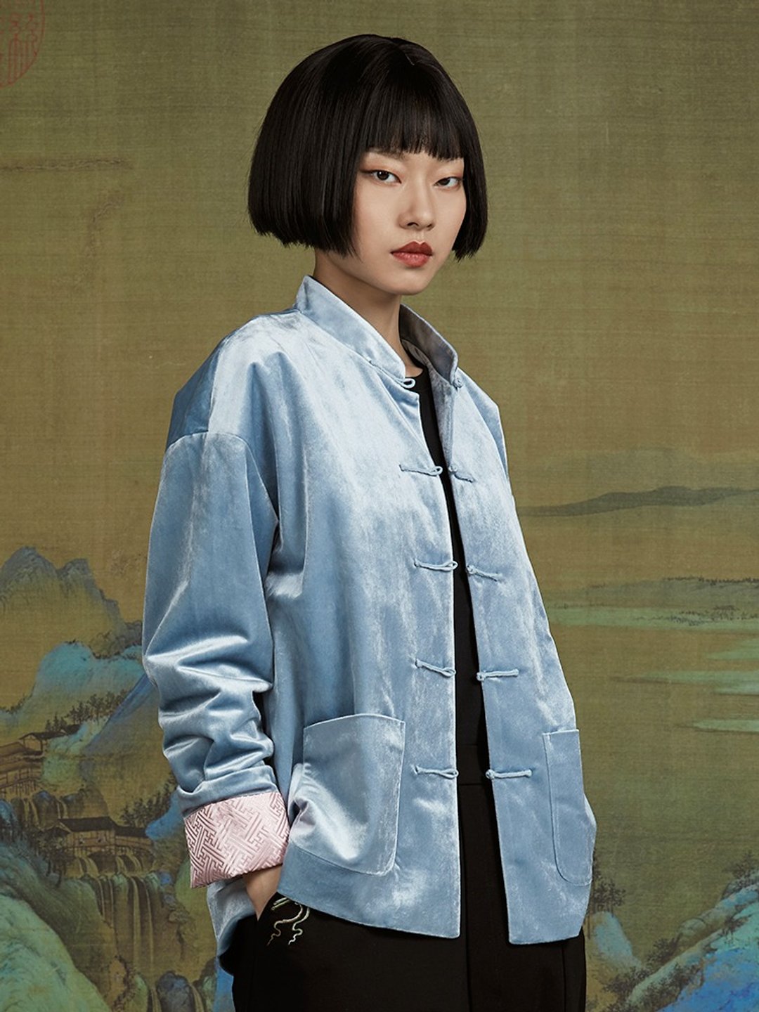 钧天/中国风新中式 唐装上衣 - 女装休闲/机能外套 - 聚酯纤维 多色