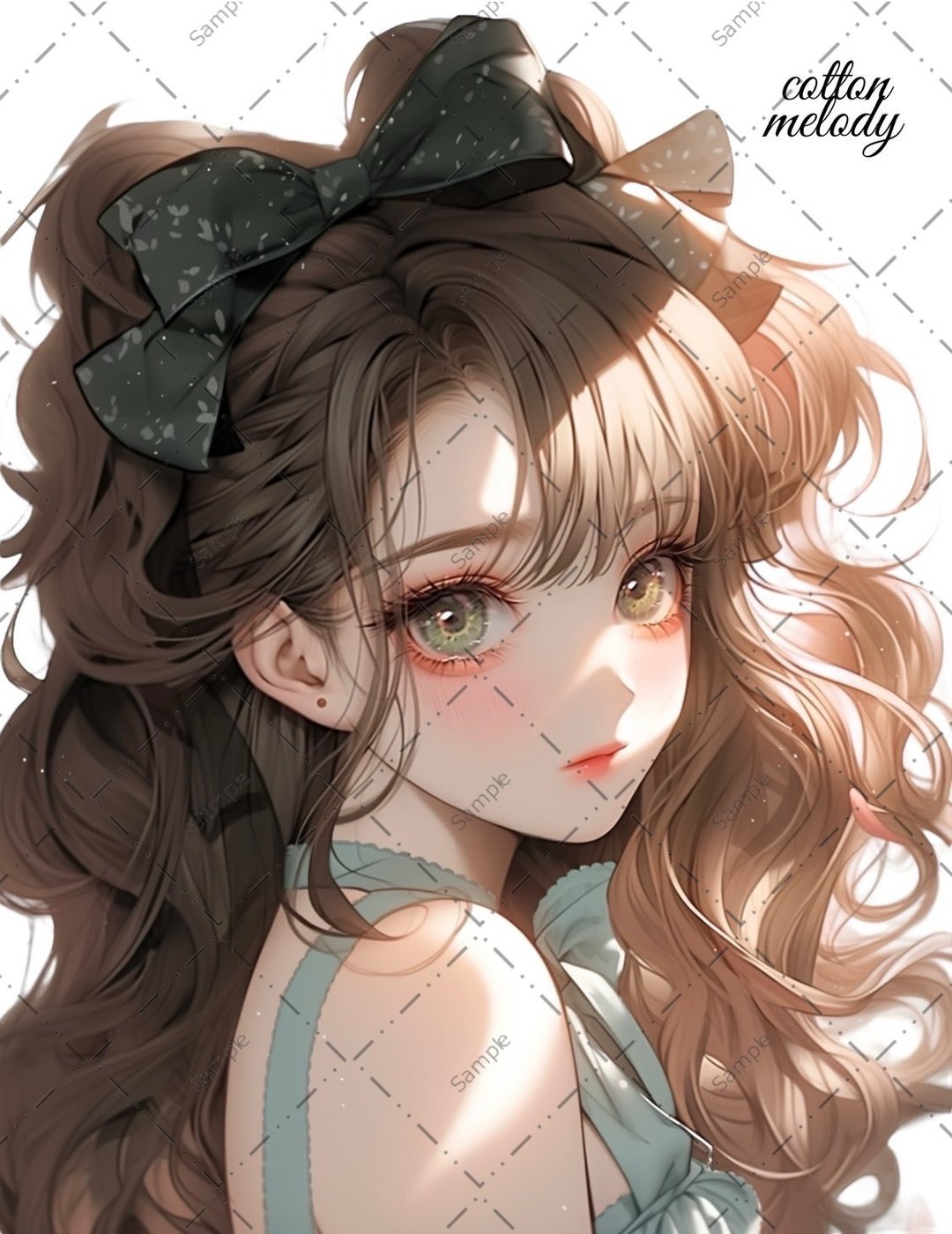 original sticker no.542 人物贴纸 原创贴纸 人物贴纸 女孩贴纸 原创人物贴纸 - 贴纸 - 纸 