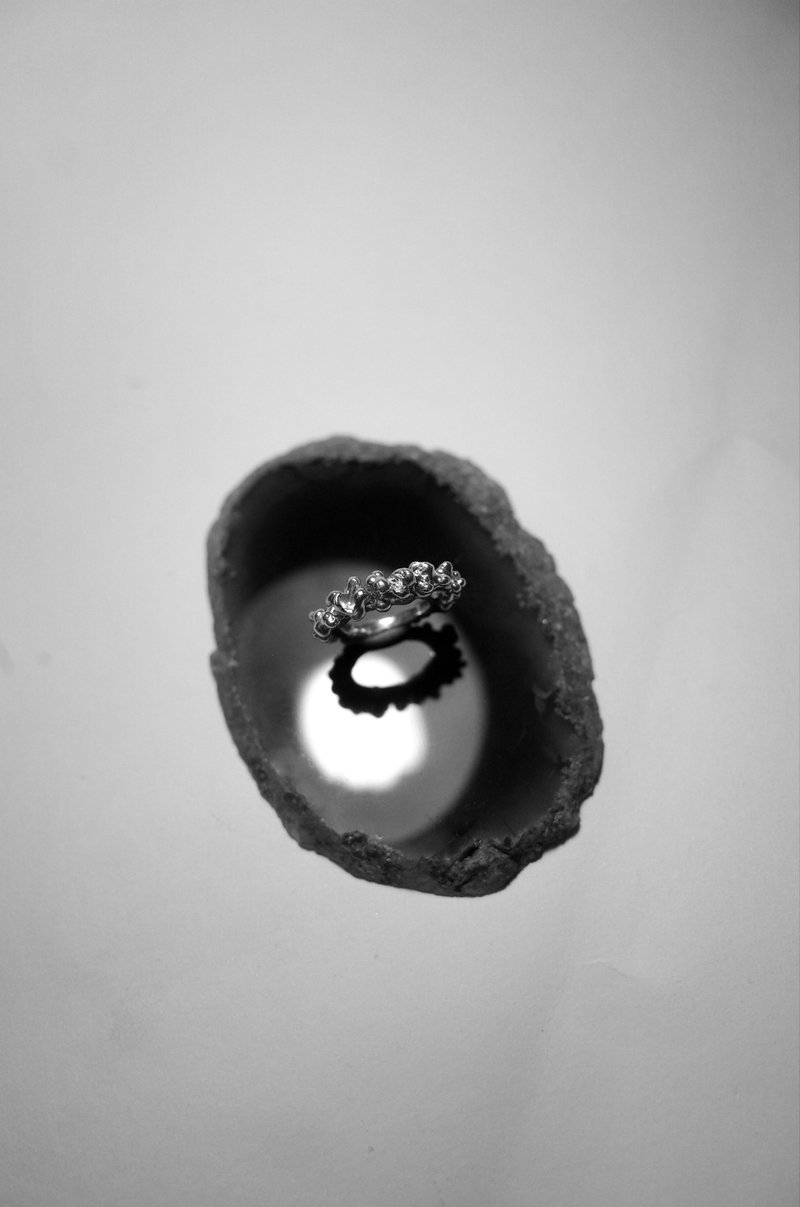 烟花 Sparks | Sterling Silver - 戒指 - 纯银 银色