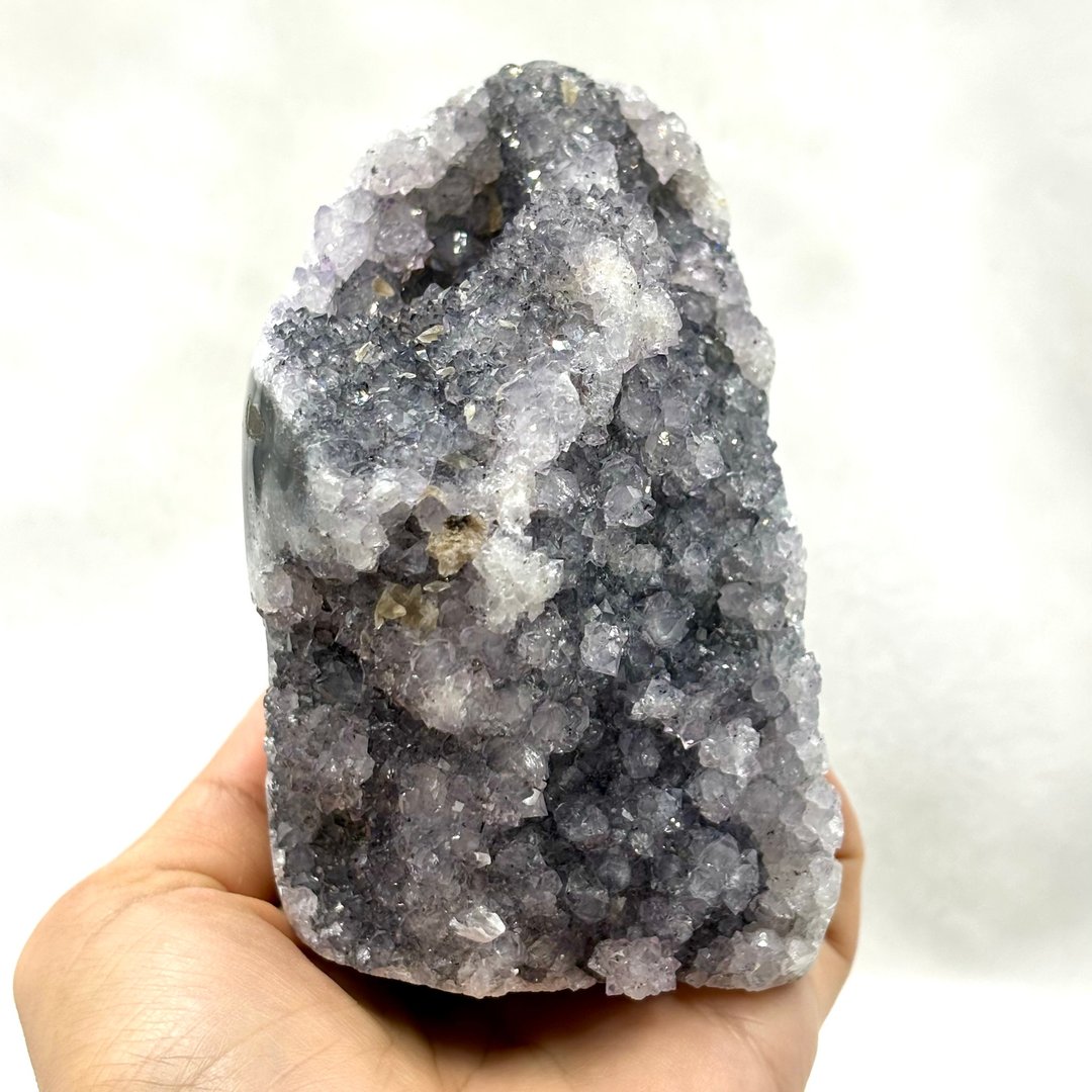 *朵朵小花+方结小米粒* 天然紫蓝彩晶镇 Natural crystal - 摆饰 - 水晶 蓝色