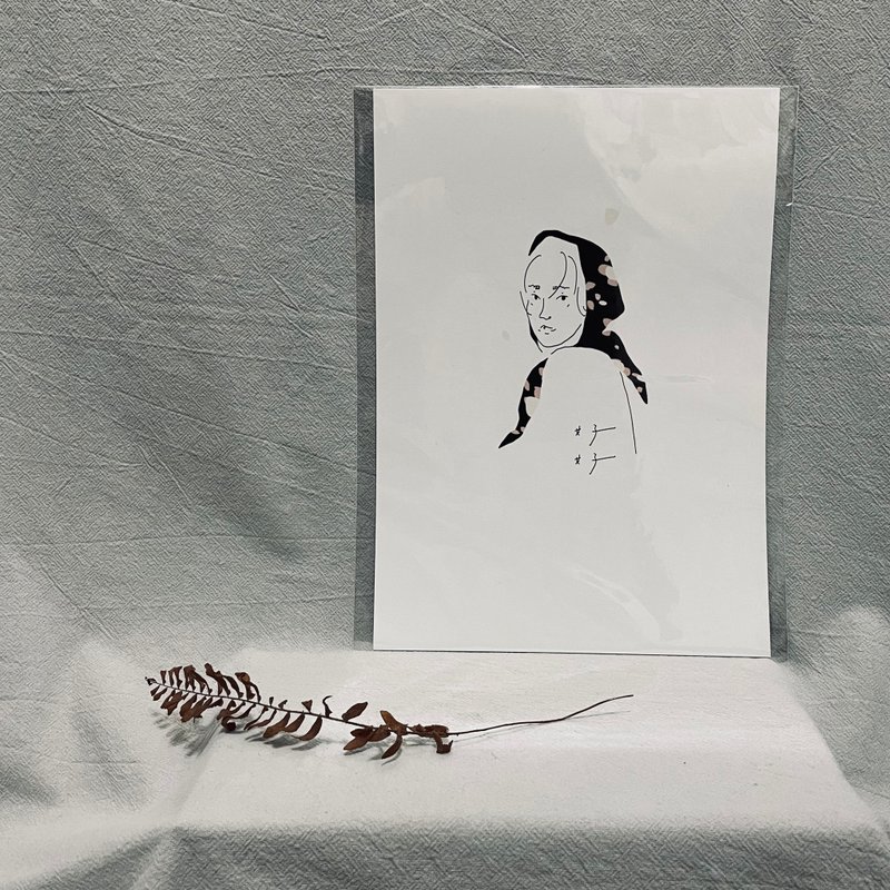 poster 海报_ 女子好好 - 海报/装饰画/版画 - 纸 白色