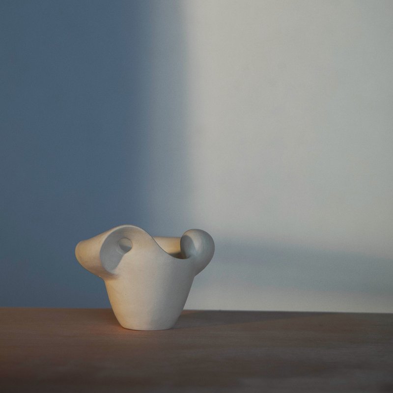 香言 x 何婉姸 孤独的风景艺术蜡烛 - 蜡烛/烛台 - 陶 白色