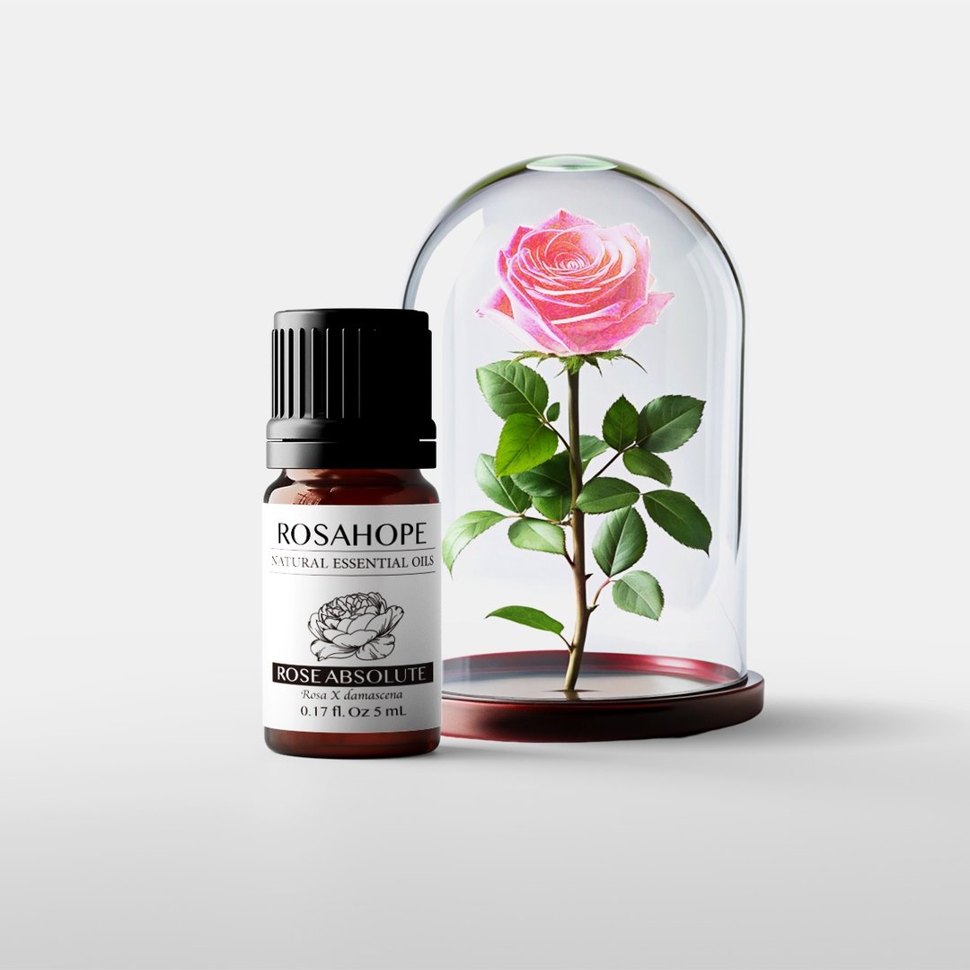 瑰荷希【大马士革玫瑰精油】纯天然萃自保加利亚 精油之后 - 香薰/精油/线香 - 精油 白色