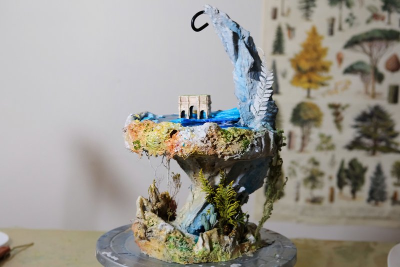 中大型环氧树脂创作 水景手作课程 环氧树脂 水泥 造景 微缩场景 - 其他 - 水泥 