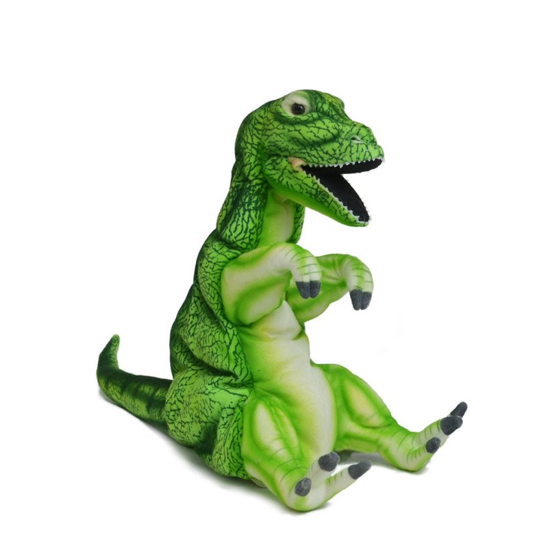 Hansa 7758-暴龙手偶50厘米 - 玩偶/公仔 - 环保材料 绿色