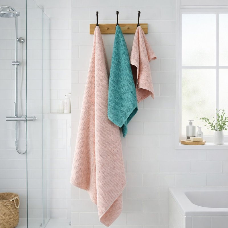 MIT 台湾制 抗菌 防霉 特波丽 浴巾 毛巾 方巾 - 毛巾浴巾 - 棉．麻 