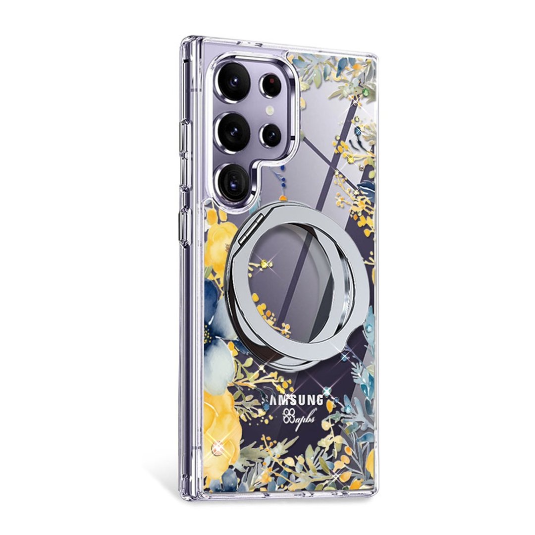 apbs Samsung S26/S25/A56系列 军规 360 旋转磁吸立架钻壳 - 仲夏梦 - 手机壳/手机套 - 其他材质 多色