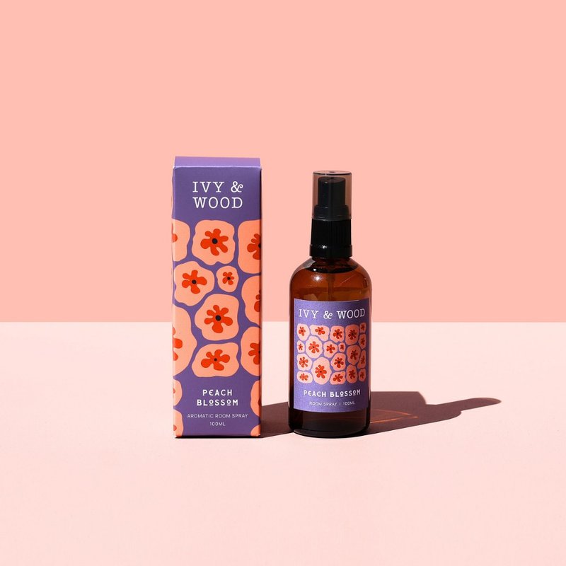 桃香拾光香氛喷雾 Peach Blossom Room Spray - 香薰/精油/线香 - 其他材质 