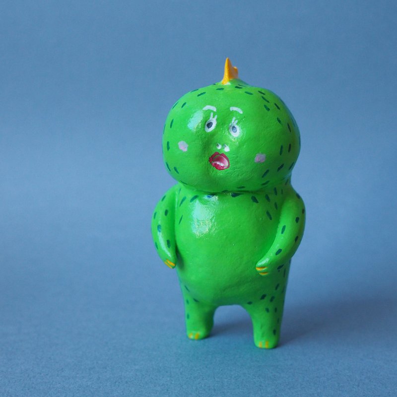 温柔的龙 - 玩偶/公仔 - 粘土 绿色