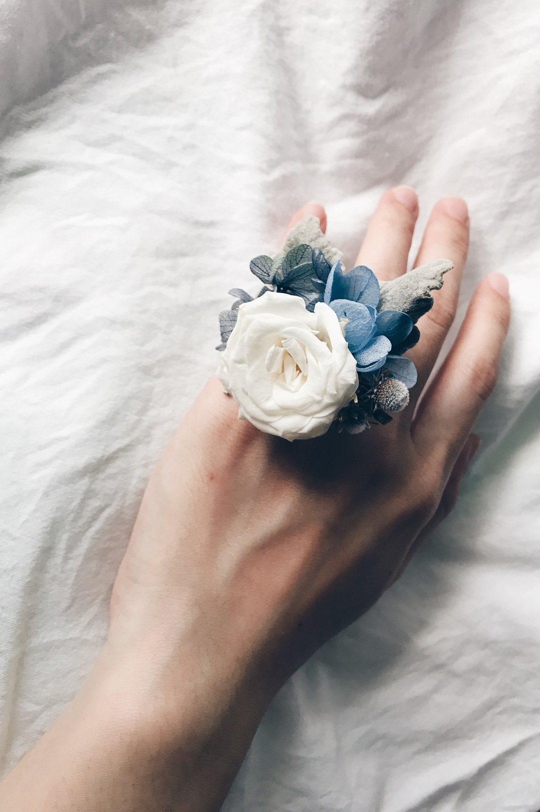Eternal Flower Ring!【信使之神-Hermes】永生花 戒指 求婚 饰品 - 戒指 - 植物．花 