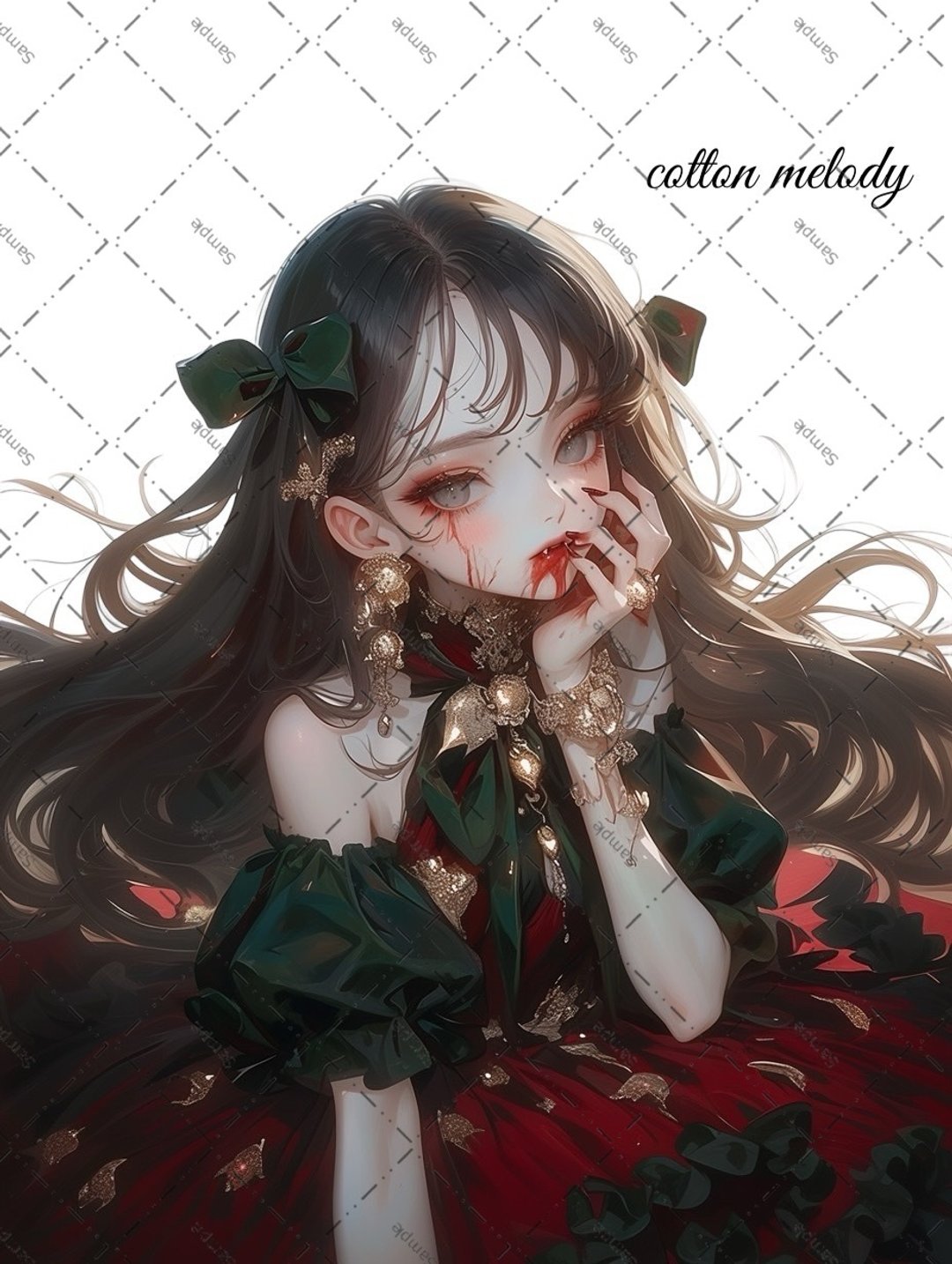 原创贴纸 no.H1 人物贴纸 原创贴纸 原创人物贴纸 装饰贴纸 cotton melody - 贴纸 - 纸 