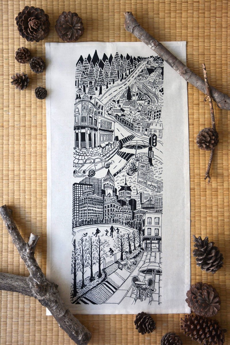 城市布巾City towel - 其他 - 棉．麻 卡其色