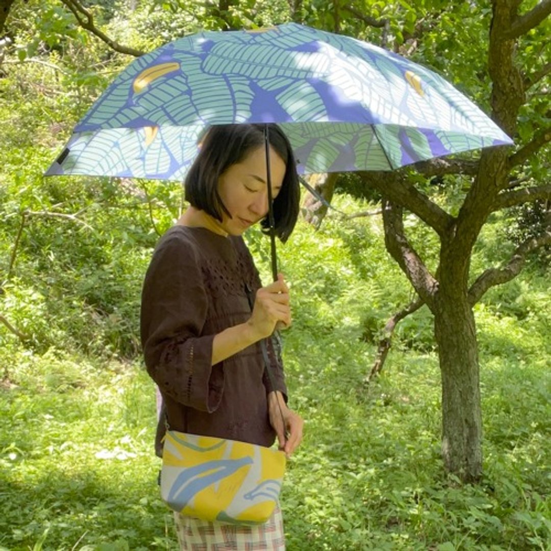 折叠伞 (晴雨两用)“香蕉”树荫_叶 - 其他 - 棉 