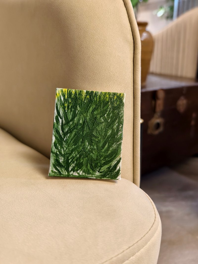 迷你挂画/植物画/装饰画/压克力水彩画/无框画 - 海报/装饰画/版画 - 棉．麻 