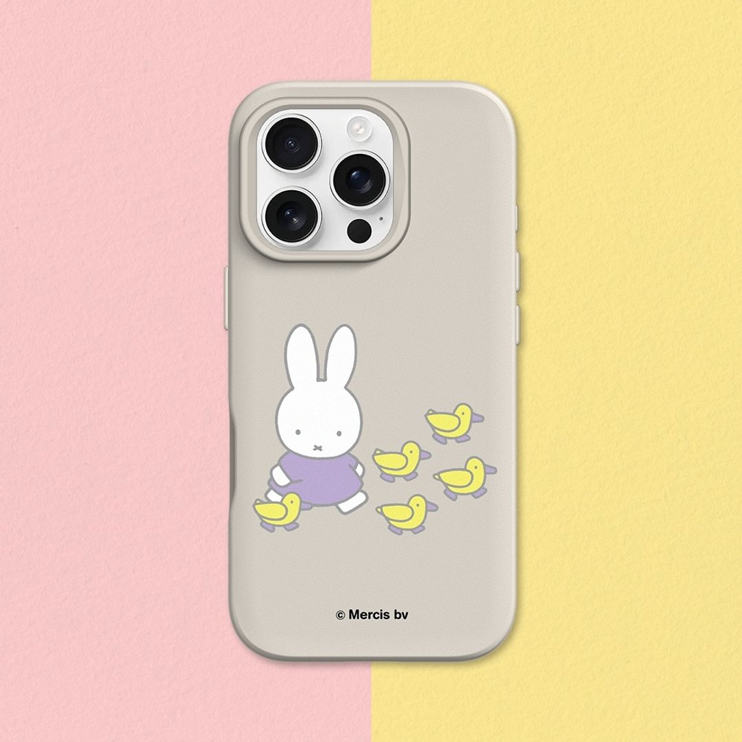 犀牛盾【Pinkoi x miffy】SolidX 吸震缓冲防摔磁吸手机壳 - 去走走 - 手机壳/手机套 - 塑料 多色