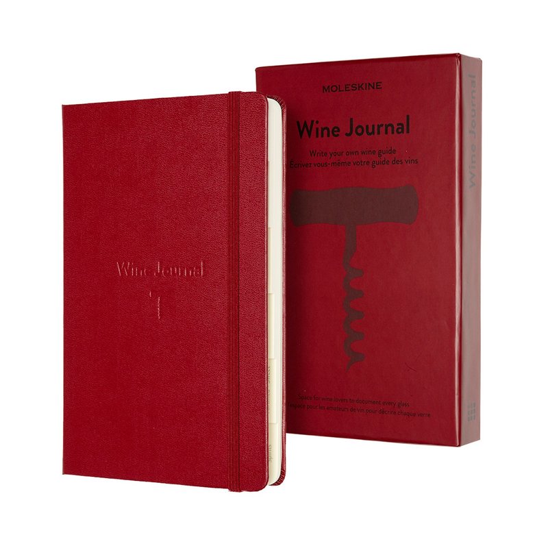 _勿上架_MOLESKINE PASSION 喜好系列笔记本 - 品酒 - 烫金服务 - 笔记本/手帐 - 纸 红色