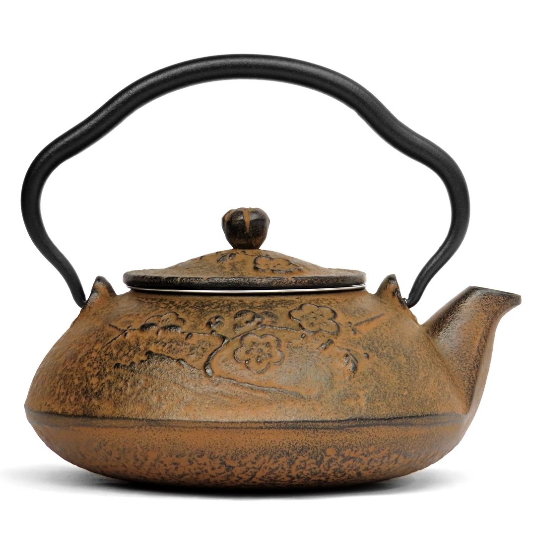 及富 南部铁器 铁瓶 铁壶两用泡茶壶 东云0.5L 棕色 日本制 - 茶具/茶杯 - 其他金属 卡其色