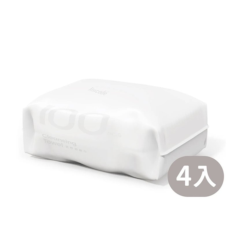 Lisscode 天然卸妆巾 100抽 (4入) - 脸部清洁/卸妆用品 - 其他材质 