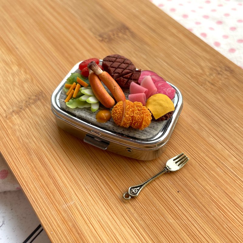 树脂黏土 享肉主义 饰品收纳盒 药盒 - 收纳用品 - 粘土 卡其色