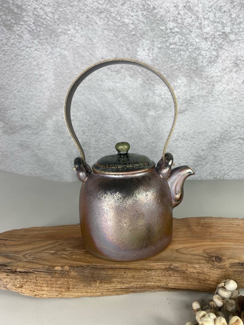 柴烧提梁壶 - 茶具/茶杯 - 陶 