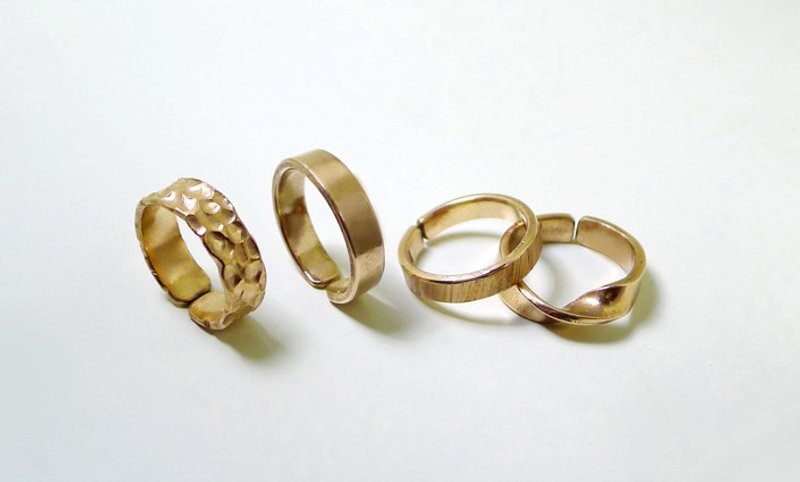 在金星上看日出 戒指 - 戒指 - 其他金属 金色