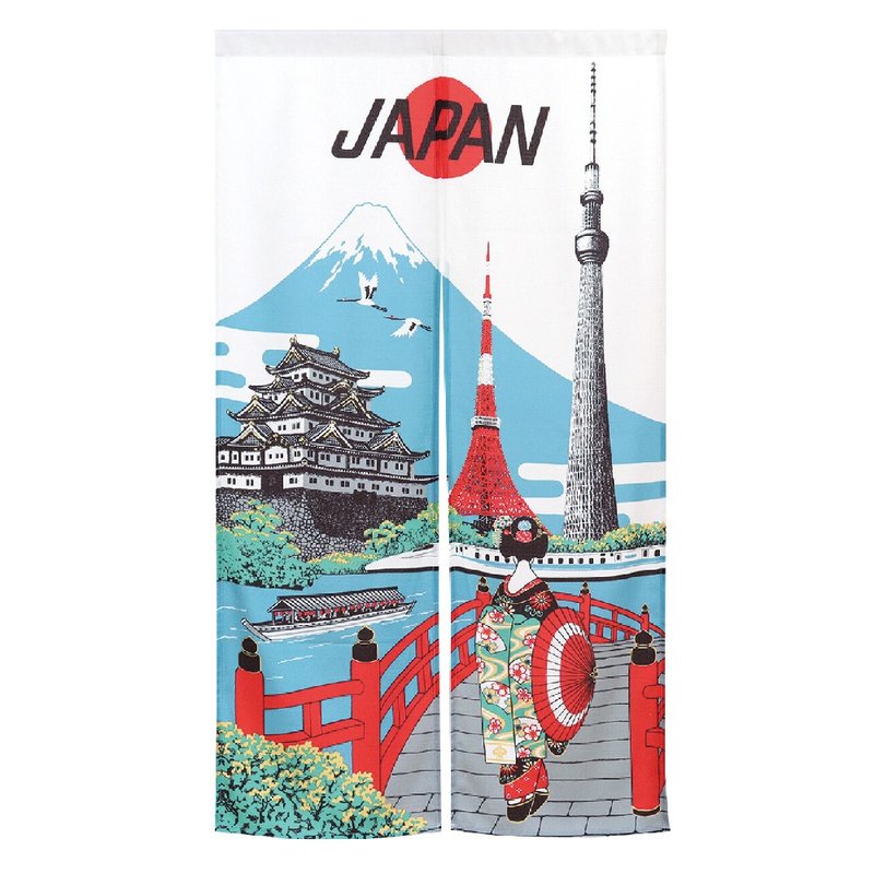 日本コスモ长门帘日本名胜中国制 - 门帘/门牌 - 其他人造纤维 