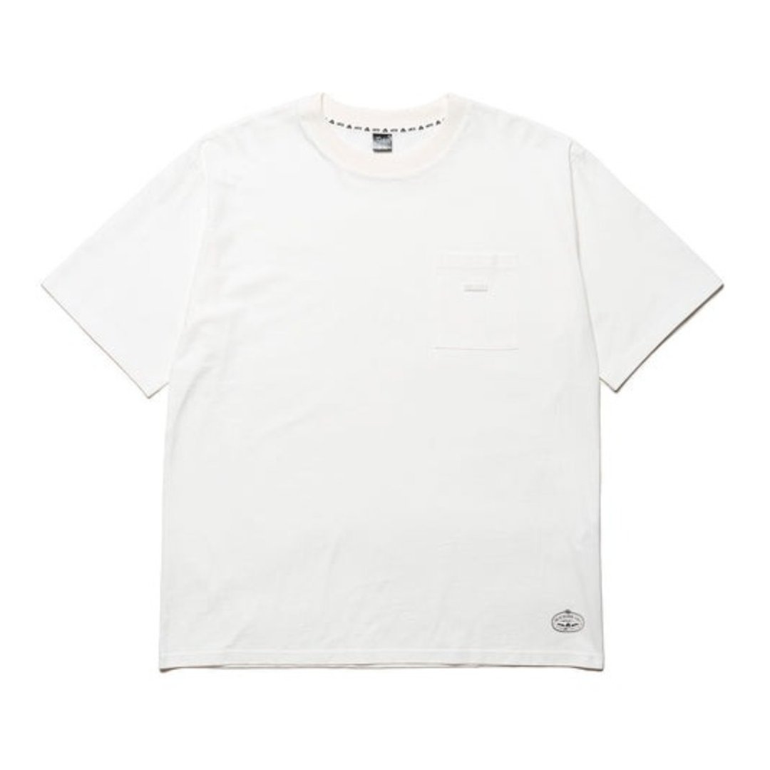 日本限定 POLER PRM PIGMENT DYE TEE 日式染洗仿旧TEE / 白色 - 男装上衣/T 恤 - 棉 白色