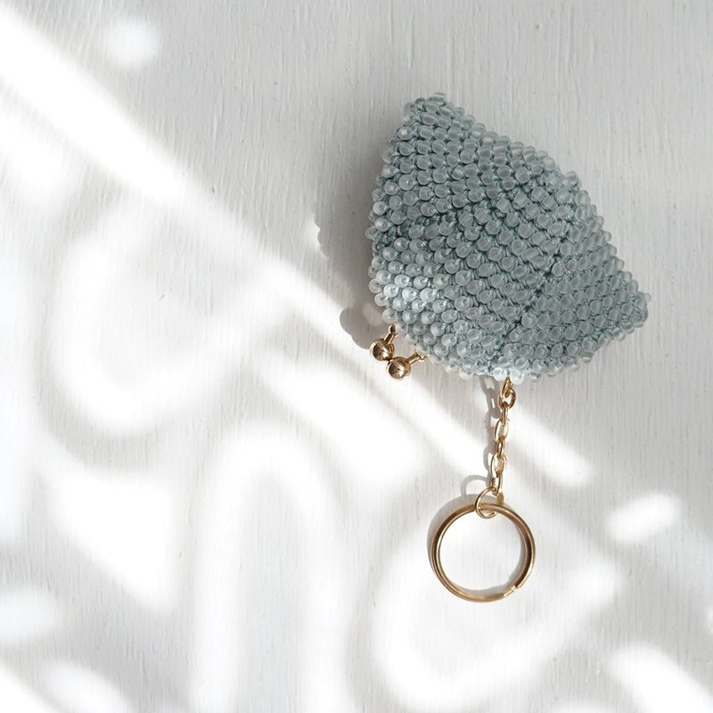 Ba-ba handmade Beads crochet coincase No.1763 - 零钱包 - 其他材质 绿色